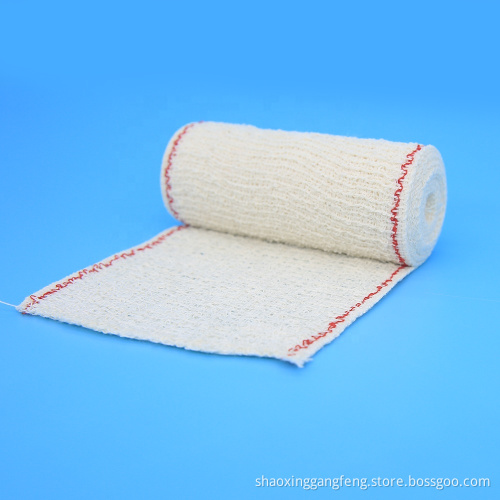 Vêtements de plaie de la peau Bandage de crêpe élastique élastique